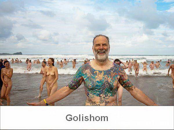 400 британских нудистов установили рекорд Гиннеса