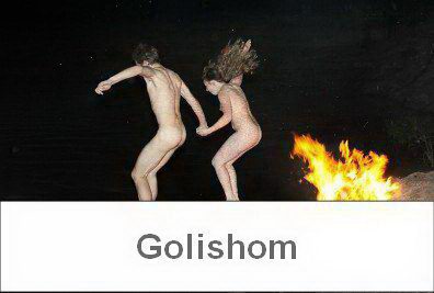 Ночные забавы нудистов на речке