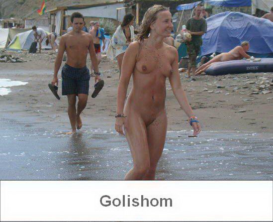 Много нудистов на Черном море