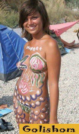 Сексуальный бодиарт на девушках