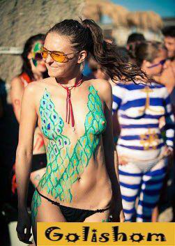 Потрясающий боди-арт фото