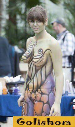 Бодиарт фото, боди-арт на теле