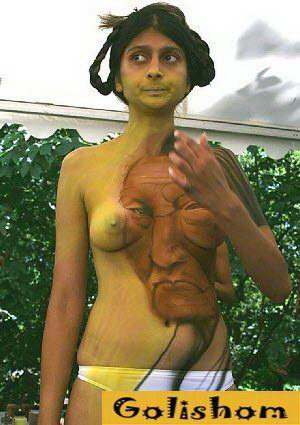 Интересные рисунки в стиле Боди Арта