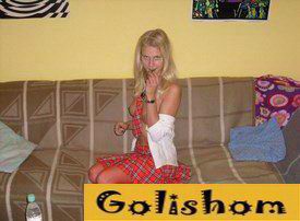 Частные фотографии милой блондинки