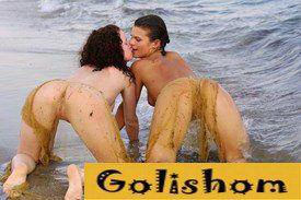 Попки в песке