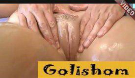 Красивый массаж пухлой писи