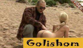 Красивая гимнастика на пляже