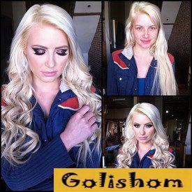 Порнозвезды до и после макияжа