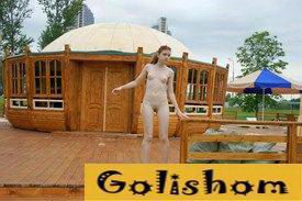 Худая Настя - нудизм в Москве