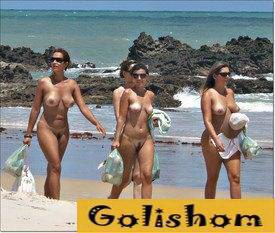 Теплое солнце и конечно нудисты