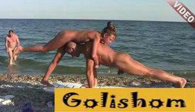 Натуристы на природе видео