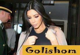 Ким Кардашьян пришла на вечеринку в прозрачном платье без бюстгальтера