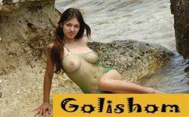 Нудистка Руслана попала первый раз на Черное море