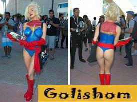 Кортни Стодден - Боди-Арт на улице