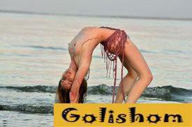 Красивая гимнастика у Черного моря