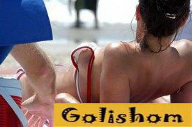 Засветы на пляже