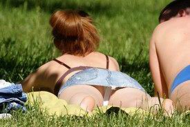 Неожиданные засветы на улице