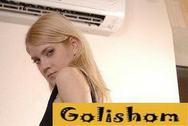 Блондинка с волосатой писей