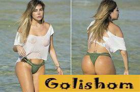 Лизиан Гутьеррес засветилась на пляже