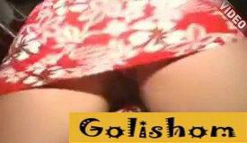 Засвет под юбкой в ночном клубе видео