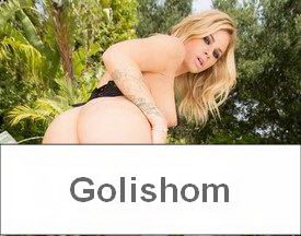 Аппетитная гладкая попка и чулки