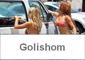 В США очень популярны автомойки с девушками в бикини